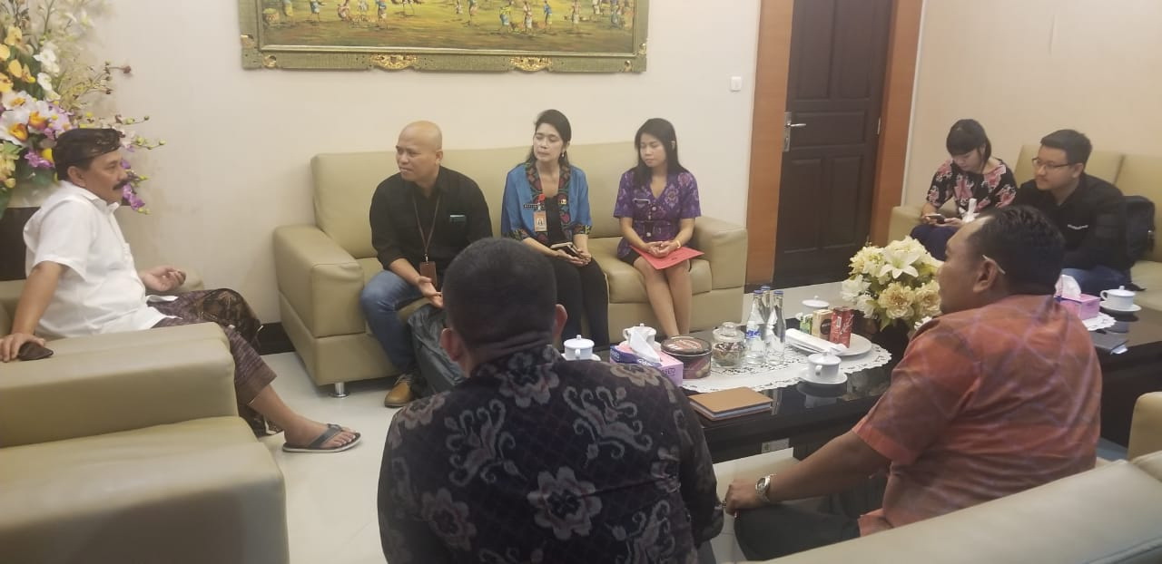 AUDIENSI ANTARA BAPENDA DENGAN PT. TELKOMSEL