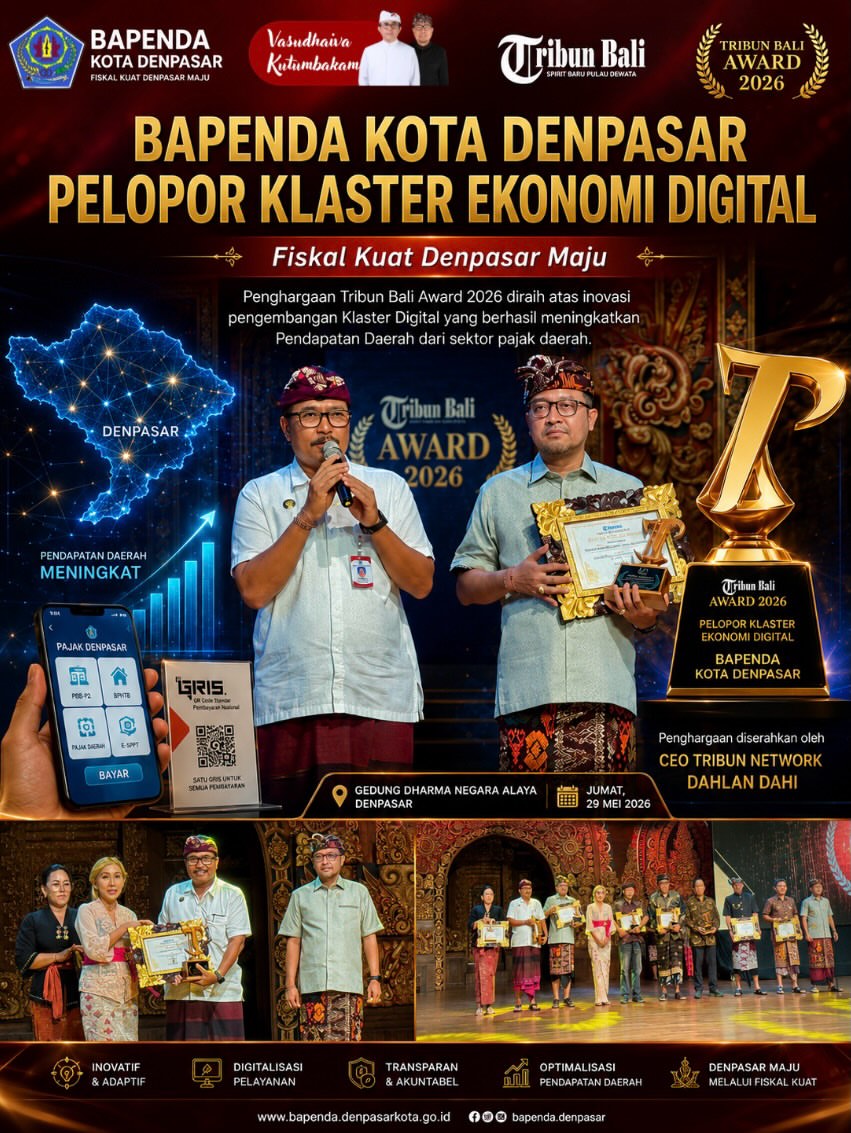 Bapenda Kota Denpasar Pelopor Klaster Ekonomi Digital 