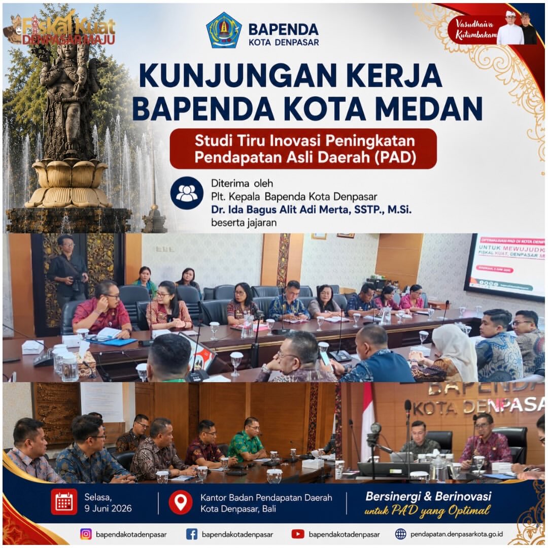 Kunjungan Kerja Bapenda Kota Medan