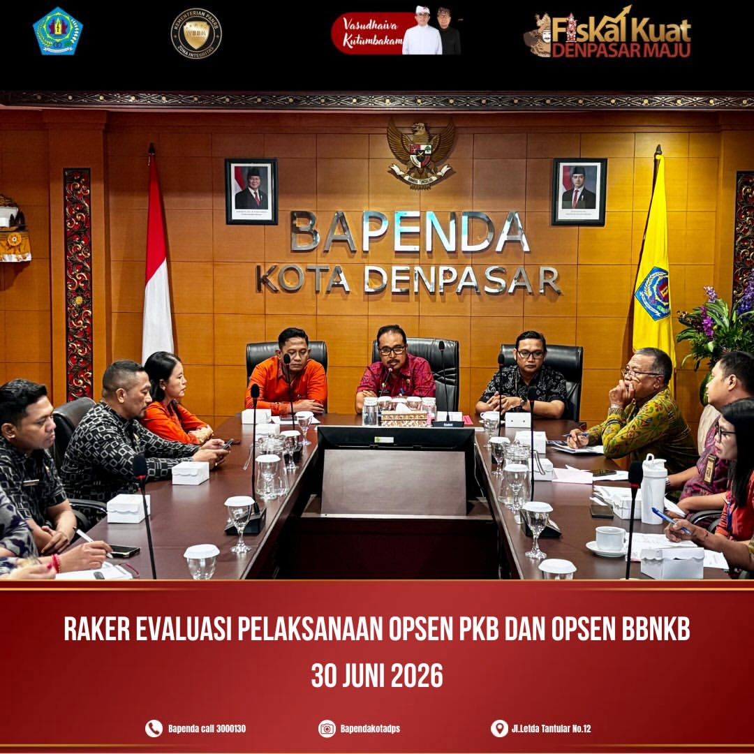 Raker Evaluasi Pelaksanaan Opsen PKB dan Opsen BBNKB