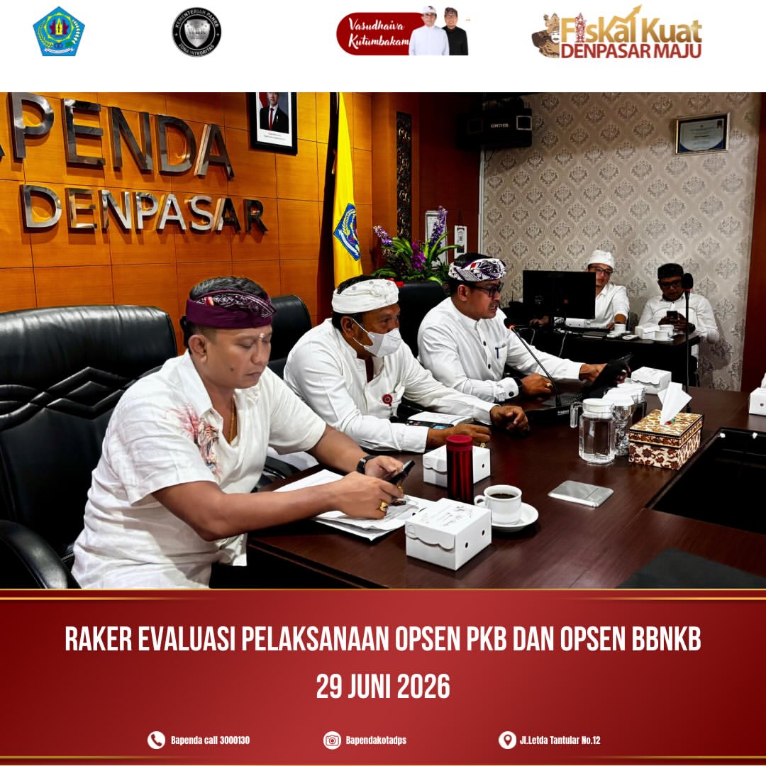 Raker Evaluasi Pelaksanaan Opsen PKB & Opsen BBNKB