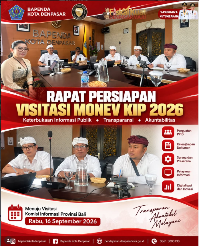 Rapat Persiapan Visitasi Monev KIP 2026